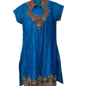 Raw Silk Salwar Indian Suit